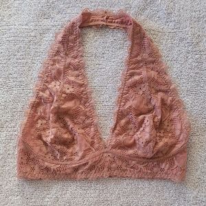 Lace Halter Bralette XL